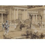 Ludwig Hans Fischer, Salzburg 1848 - 1915 Vienna, Villa at Lake Como?