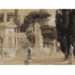Ludwig Hans Fischer, Salzburg 1848 - 1915 Vienna, Villa at Lake Como?