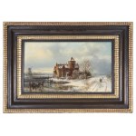 Karl Kaufmann, Neuplachowitz 1843 - 1905 Vienna, Dutch winter landscape