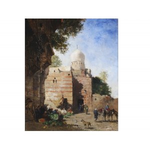 Narcisse Berchere, 1819 - 1891, motif from the Orient