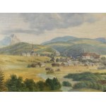 Landscape painter, 19th century, View of a village