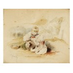 Peter Fendi, Vienna 1796 - 1842 Vienna, Children playing