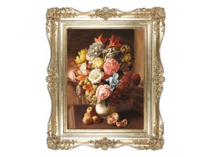 Leopold von Stoll, Altlerchenfeld 1803 - 1884 Vienna, Large Flower Piece