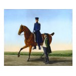Franz Krüger, Germany 1797 - 1857, attributed, Russian officer on horseback
