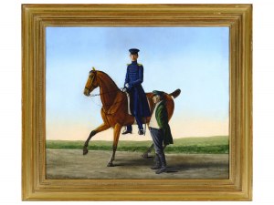 Franz Krüger, Germany 1797 - 1857, attributed, Russian officer on horseback
