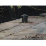 Max Neuböck, Graz 1893 - 1960 Viedeň, Rybárske člny v kanáli