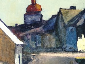 Václav Trefil, Prerov near Henclov 1906 - 1989 Prague, Village Landscape