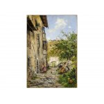 Eduard Zetsche, Vienna 1844 - 1927 Vienna, View of the village of Tirol