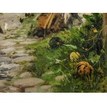 Eduard Zetsche, Vienna 1844 - 1927 Vienna, View of the village of Tirol