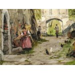 Eduard Zetsche, Vienna 1844 - 1927 Vienna, View of the village of Tirol