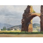 Unknown painter, Motif from Hainburg