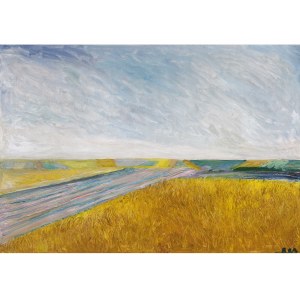 Rudolf Raimund Ballabene, Zurndorf 1890 - 1968 Vienna, Vast Landscape