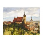 Siegfried Stoitzner, Vienna 1892 - 1976 Krems an der Donau, View of Krems, Wachau