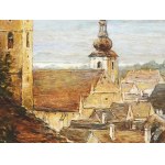 Siegfried Stoitzner, Vienna 1892 - 1976 Krems an der Donau, View of Krems, Wachau