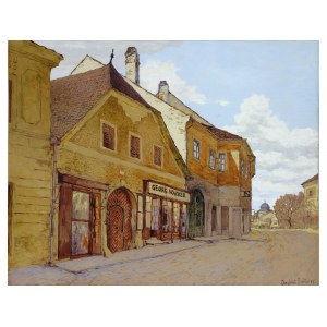 Siegfried Stoitzner, Vienna 1892 - 1976 Krems at the Danube, Village street in the Wachau