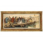 Carnival in Venice, watercolor on paper