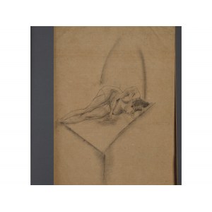 Italian artist, Reclining nude