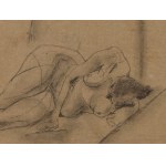 Italian artist, Reclining nude
