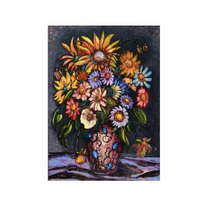 Ernst Huber, Reverse glass painting