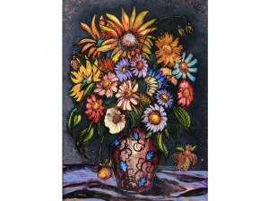 Ernst Huber, Reverse glass painting