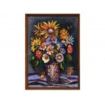 Ernst Huber, Reverse glass painting