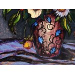Ernst Huber, Reverse glass painting