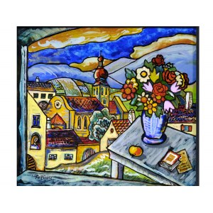Franz von Zülow, Reverse glass painting