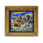 Franz von Zülow, Reverse glass painting