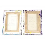 Unknown artist, Pair of modern paintings
