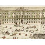 View of the inner Hofburg in Vienna, 18th century