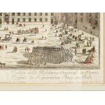 View of the inner Hofburg in Vienna, 18th century