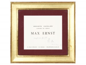 Max Ernst, Brühl 1891 - 1976 Paris