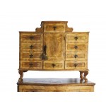 Baroque chest of drawers, 18th century, veneered and inlaid