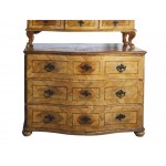 Baroque chest of drawers, 18th century, veneered and inlaid