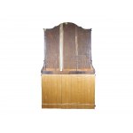 Chest of drawers, 18th century, veneered, inlaid and gilded