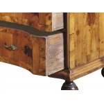 Baroque chest of drawers, 18th century, South German, veneered