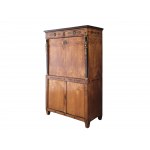 Folding secretary with caryatids, 19th century, Empire style,