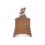 Miniature cabinet, 19th century, carved