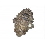 Wall applique with candlestick, 18th/19th century, brass