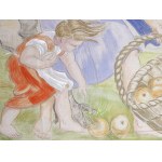 Painted tapestry, 20th century
