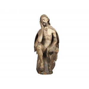 Christ at the Rest, around 1500/20, Alpine, polychrome and carved
