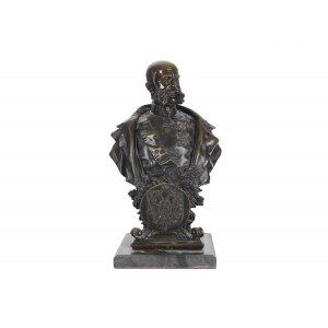Bust of Emperor Franz Josef, after a model by R. Weigl (18)98