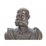Bust of Emperor Franz Josef, after a model by R. Schmide