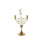 Brass chandelier, after a design by Franz Hagenauer