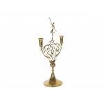 Brass chandelier, after a design by Franz Hagenauer
