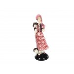Josef Lorenzl, Jealousy, standing lady with hat, porcelain