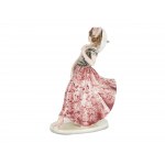 Goldscheider Vienna, Lady with umbrella, ceramic