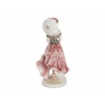 Goldscheider Vienna, Lady with umbrella, ceramic
