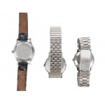 3 men's wristwatches, Doxa