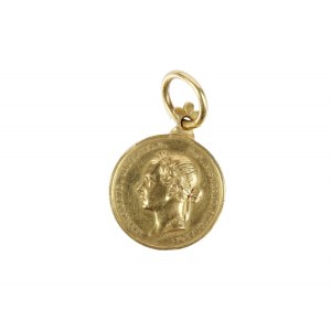 Gold pendant Meritis Emperor Franz Joseph I